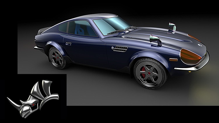 Dựng bề mặt Datsun 240Z với Rhino 3D Level 2