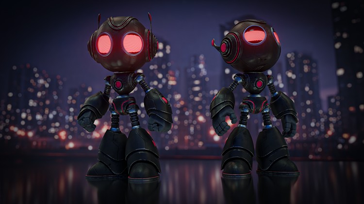 Blender 4.5 cho người mới bắt đầu - Tạo robot