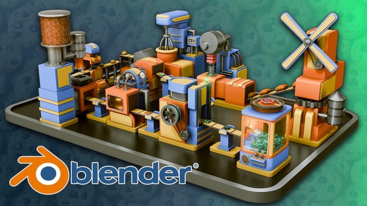 Khóa học Toàn diện cho Người Mới Bắt đầu về Blender: Nhà Máy Bánh Quy