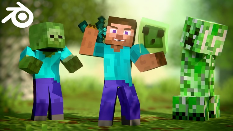 Khóa Học Hoạt Hình Minecraft 3D Trong Blender - Hướng Dẫn Từ A-Z Toàn Diện