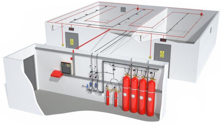 Hệ thống chữa cháy bằng khí sạch theo tiêu chuẩn NFPA 2001