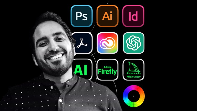 Làm chủ Thiết kế Đồ họa - AI, Photoshop, Illustrator, InDesign