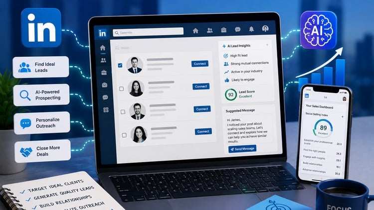 Làm chủ B2B Sales trên LinkedIn: Tạo khách hàng tiềm năng & Chốt đơn bằng AI