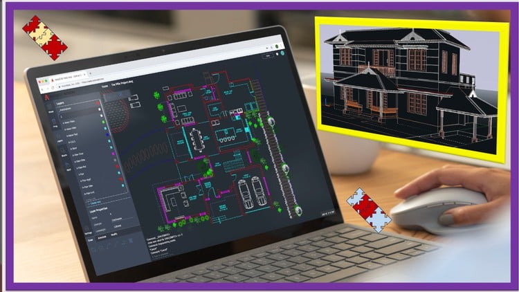 AutoCAD cho Kỹ sư Xây dựng + Cơ bản về Revit – 2 trong 1 [2026]