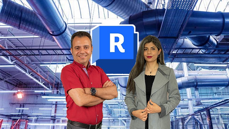 Revit MEP - HVAC - Thiết kế hệ thống ống gió, Mô hình 3D Revit