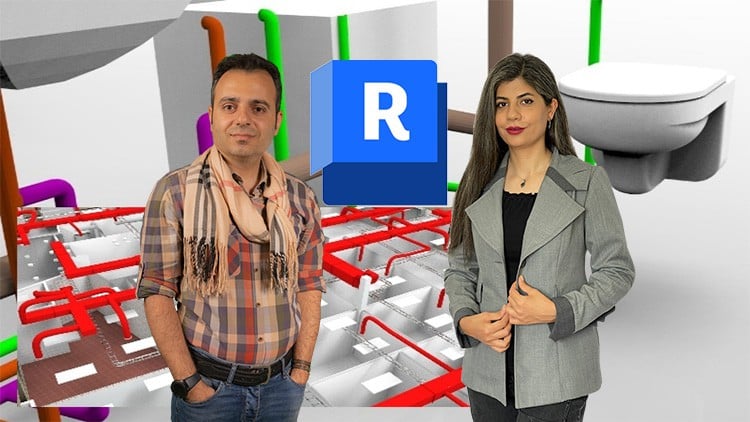 Revit MEP - Thiết kế đường ống vệ sinh và Mô hình hóa 3D Revit