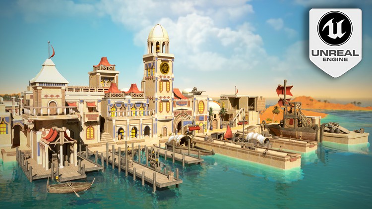 Khóa học Unreal Engine 5: Game góc nhìn thứ ba & Môi trường theo phong cách cách điệu